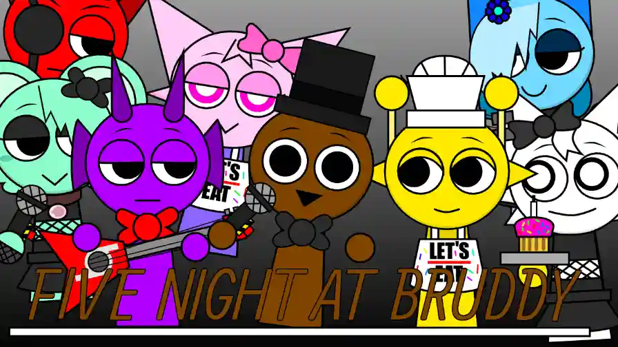 FNAF SPRUNKI - Five Nights at Bruddy